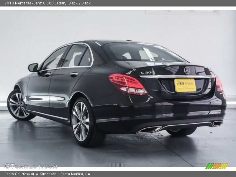 Black / Black 2018 Mercedes-Benz C 300 Sedan