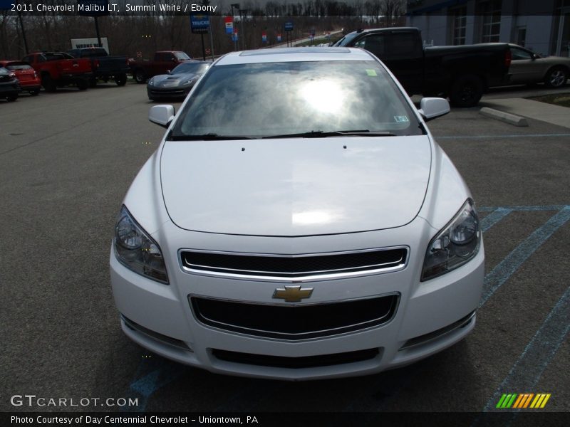Summit White / Ebony 2011 Chevrolet Malibu LT