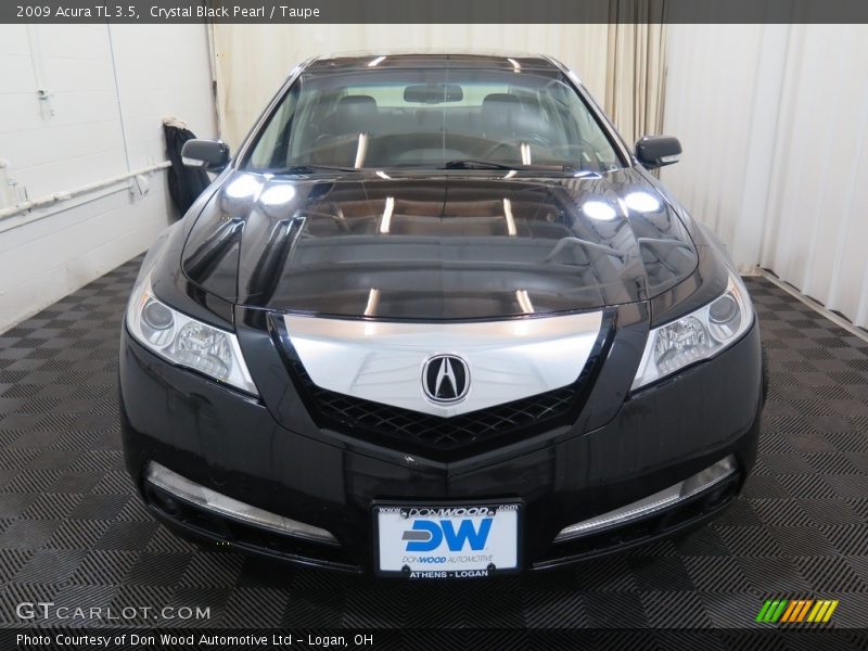 Crystal Black Pearl / Taupe 2009 Acura TL 3.5