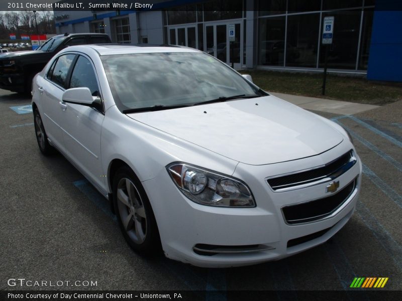 Summit White / Ebony 2011 Chevrolet Malibu LT