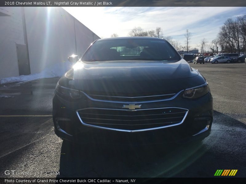 Nightfall Gray Metallic / Jet Black 2018 Chevrolet Malibu LT
