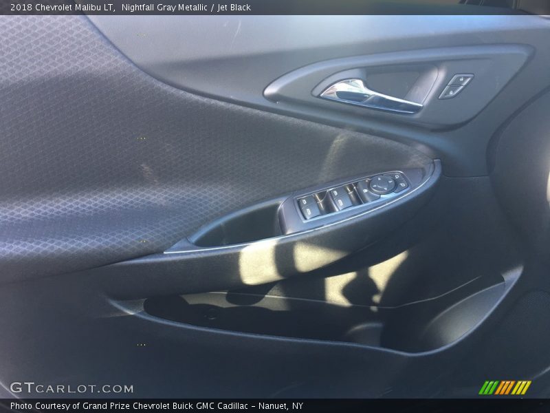 Nightfall Gray Metallic / Jet Black 2018 Chevrolet Malibu LT