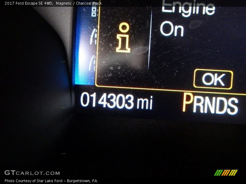 Magnetic / Charcoal Black 2017 Ford Escape SE 4WD