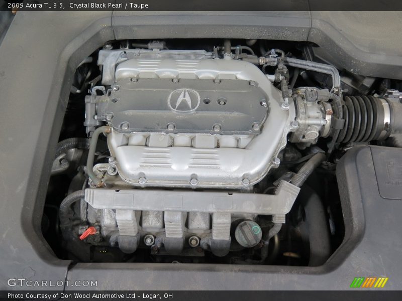 Crystal Black Pearl / Taupe 2009 Acura TL 3.5