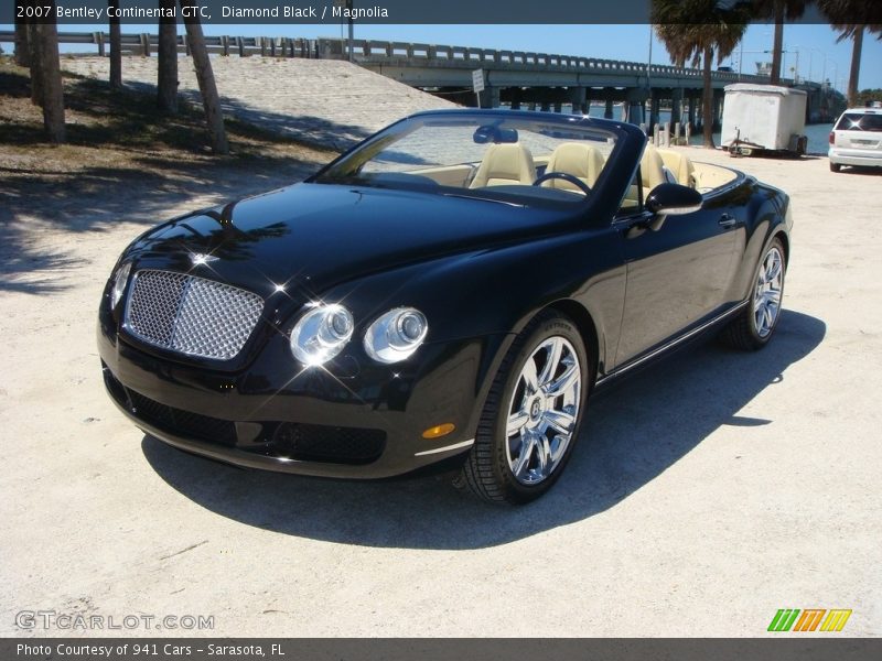 Diamond Black / Magnolia 2007 Bentley Continental GTC