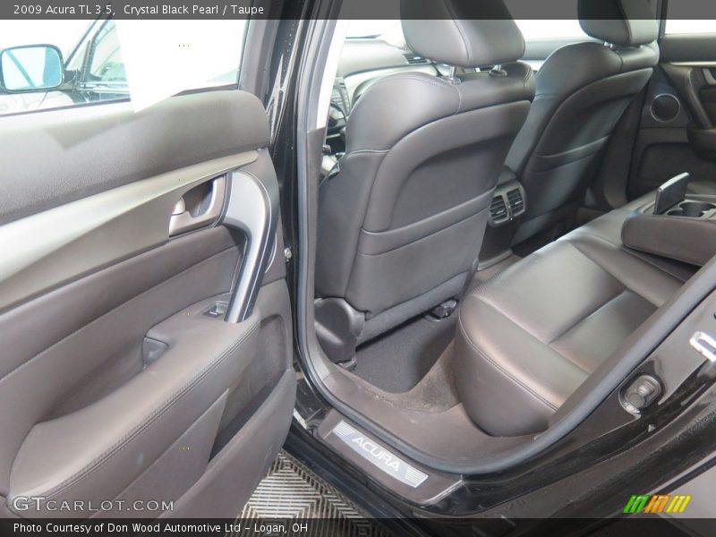 Crystal Black Pearl / Taupe 2009 Acura TL 3.5