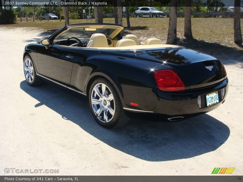 Diamond Black / Magnolia 2007 Bentley Continental GTC