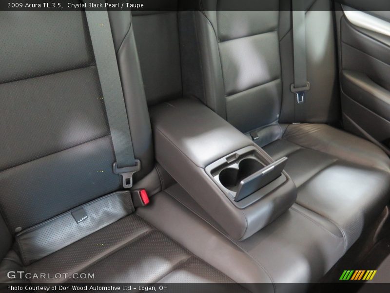 Crystal Black Pearl / Taupe 2009 Acura TL 3.5