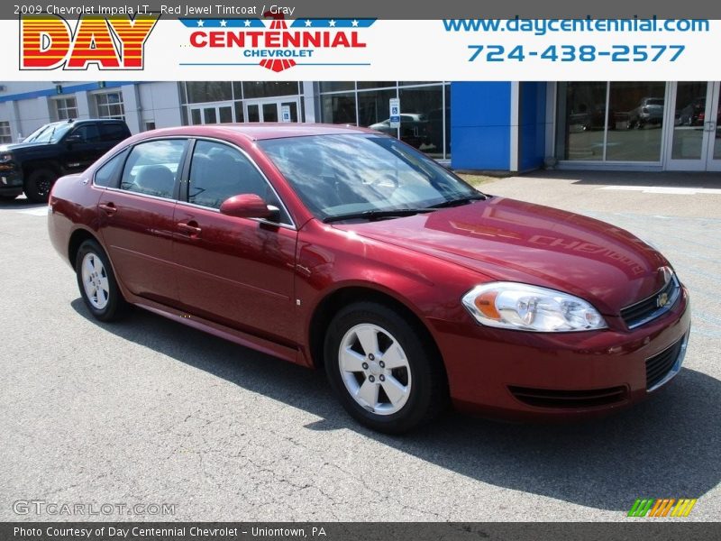 Red Jewel Tintcoat / Gray 2009 Chevrolet Impala LT