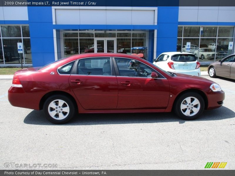 Red Jewel Tintcoat / Gray 2009 Chevrolet Impala LT