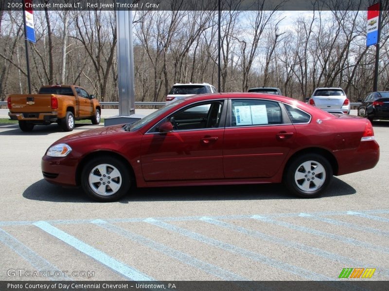Red Jewel Tintcoat / Gray 2009 Chevrolet Impala LT