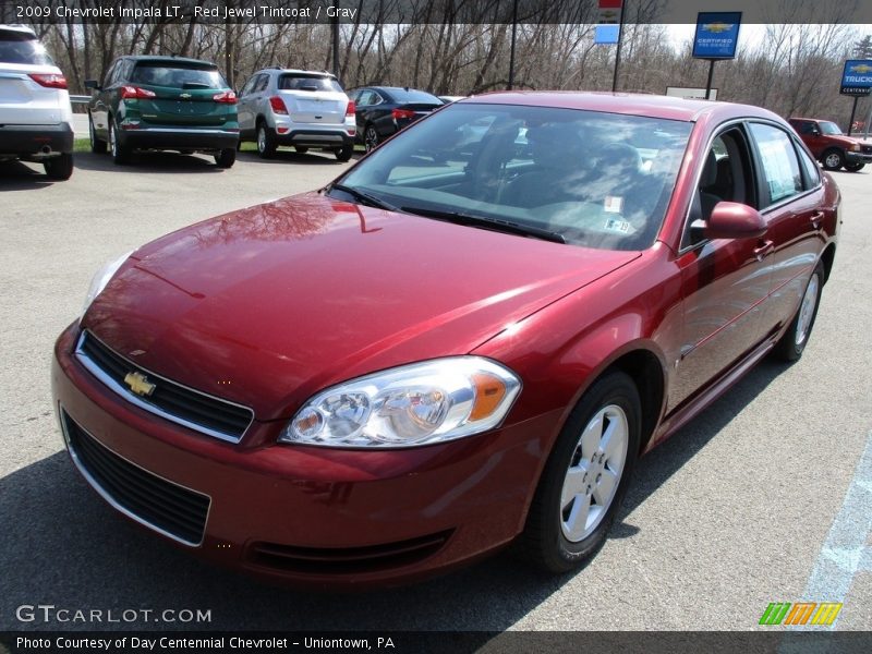 Red Jewel Tintcoat / Gray 2009 Chevrolet Impala LT