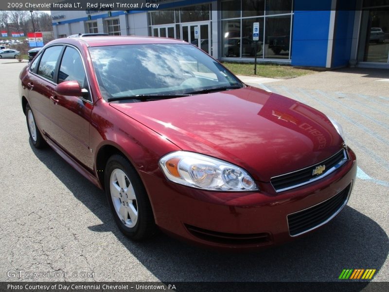 Red Jewel Tintcoat / Gray 2009 Chevrolet Impala LT