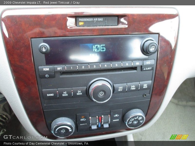 Red Jewel Tintcoat / Gray 2009 Chevrolet Impala LT