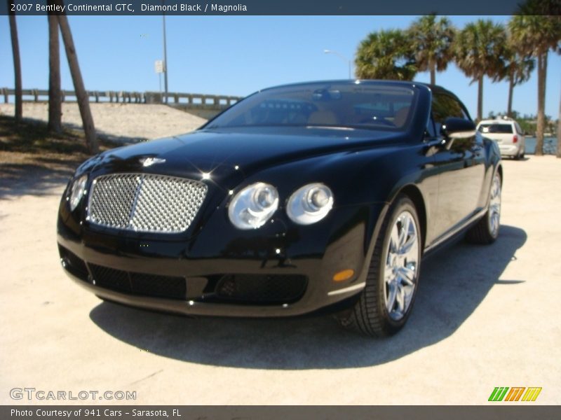 Diamond Black / Magnolia 2007 Bentley Continental GTC