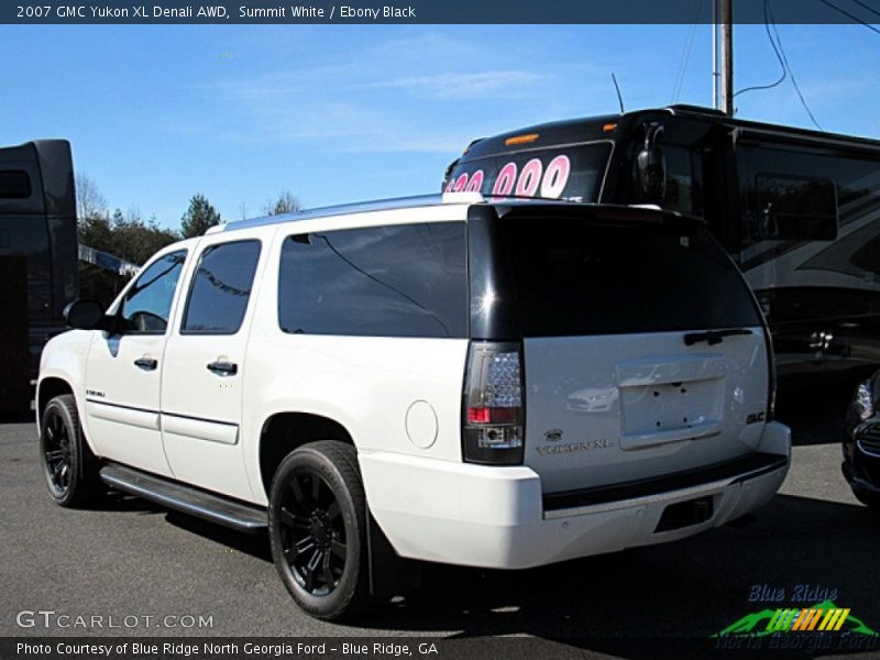 Summit White / Ebony Black 2007 GMC Yukon XL Denali AWD
