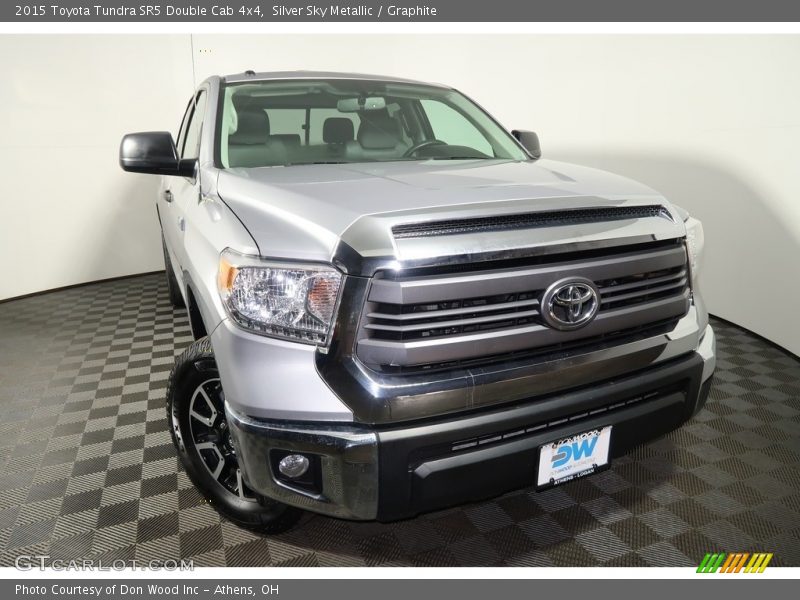 Silver Sky Metallic / Graphite 2015 Toyota Tundra SR5 Double Cab 4x4