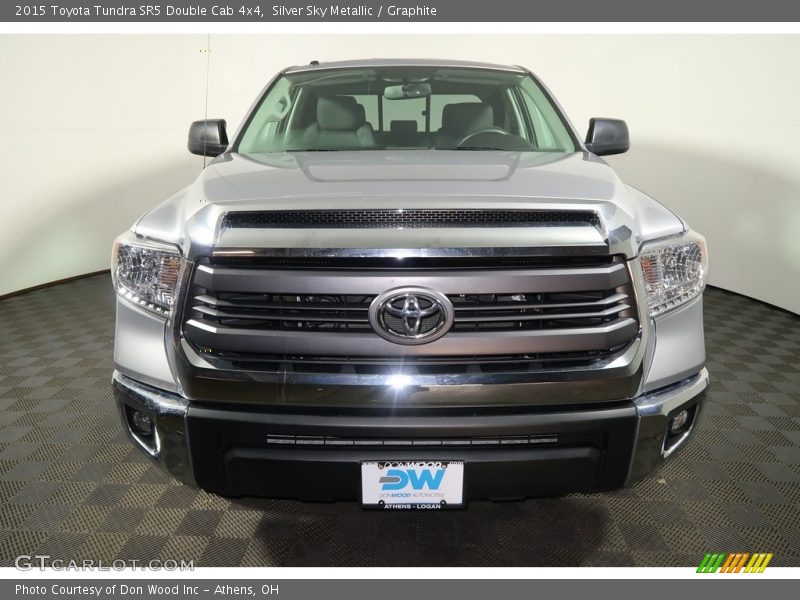 Silver Sky Metallic / Graphite 2015 Toyota Tundra SR5 Double Cab 4x4