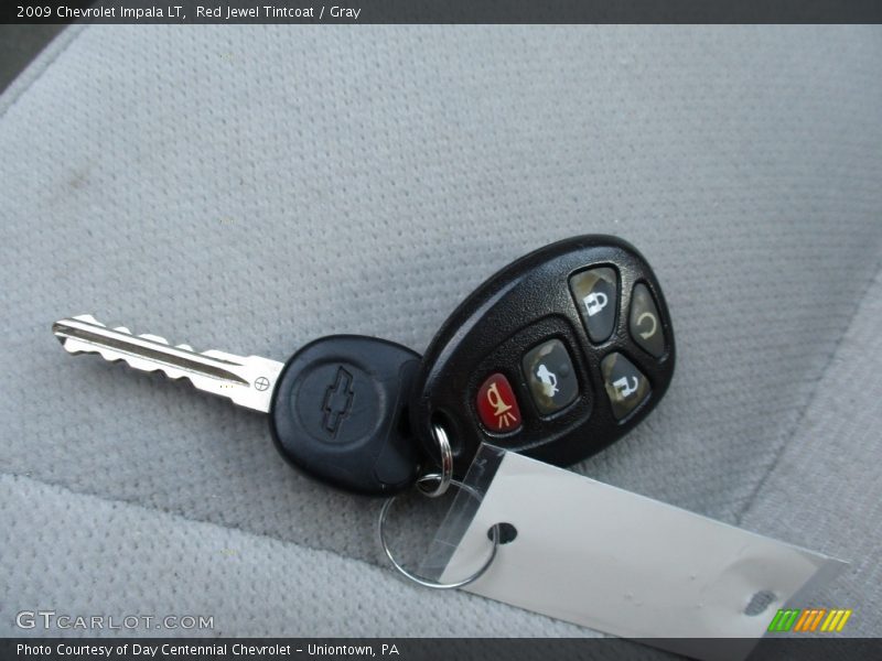 Red Jewel Tintcoat / Gray 2009 Chevrolet Impala LT