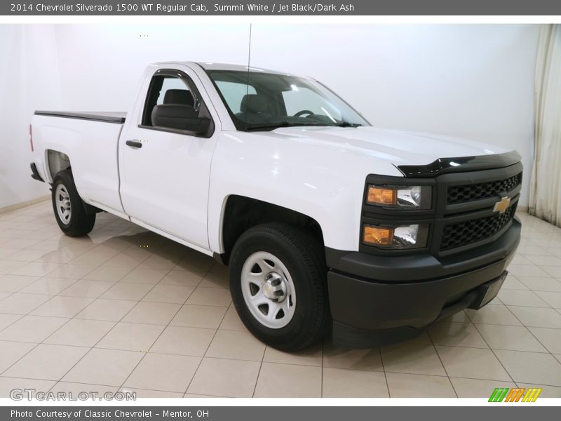 Summit White / Jet Black/Dark Ash 2014 Chevrolet Silverado 1500 WT Regular Cab