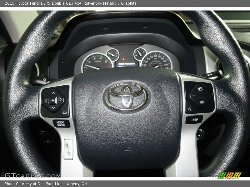 Silver Sky Metallic / Graphite 2015 Toyota Tundra SR5 Double Cab 4x4