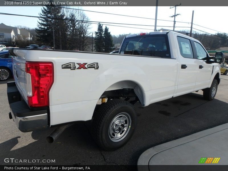Oxford White / Earth Gray 2018 Ford F350 Super Duty XL Crew Cab 4x4