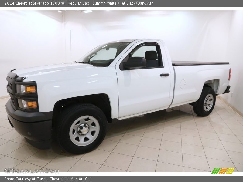 Summit White / Jet Black/Dark Ash 2014 Chevrolet Silverado 1500 WT Regular Cab