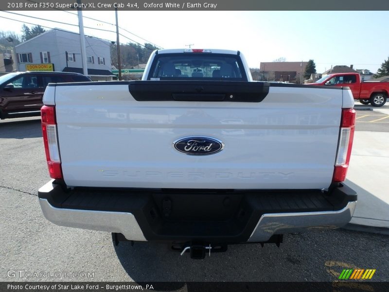 Oxford White / Earth Gray 2018 Ford F350 Super Duty XL Crew Cab 4x4