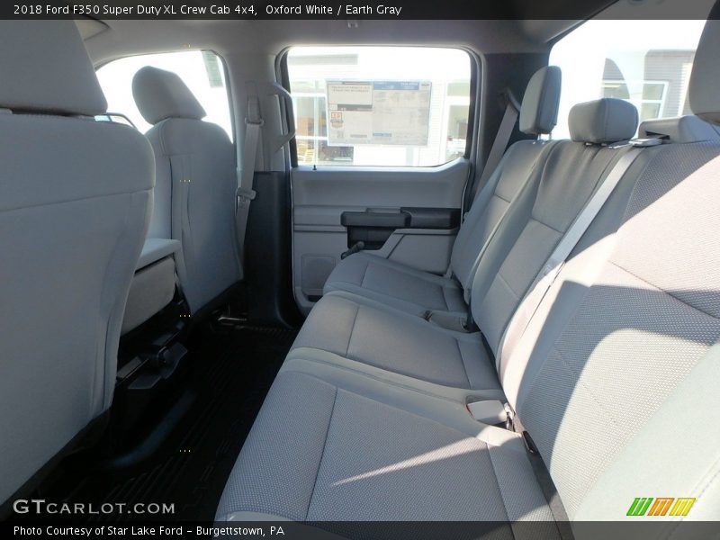 Oxford White / Earth Gray 2018 Ford F350 Super Duty XL Crew Cab 4x4