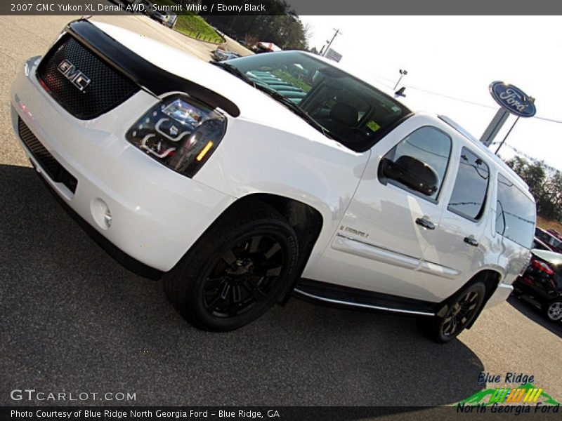 Summit White / Ebony Black 2007 GMC Yukon XL Denali AWD