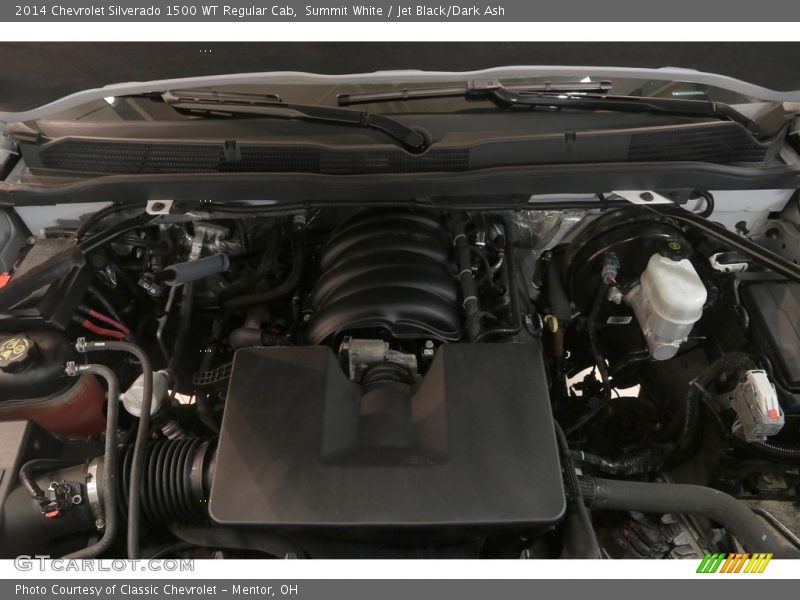 Summit White / Jet Black/Dark Ash 2014 Chevrolet Silverado 1500 WT Regular Cab