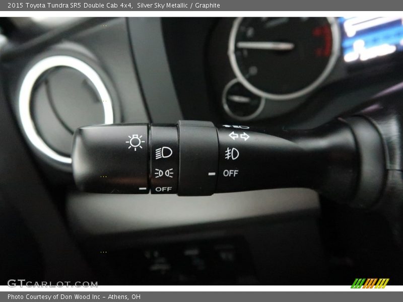 Silver Sky Metallic / Graphite 2015 Toyota Tundra SR5 Double Cab 4x4