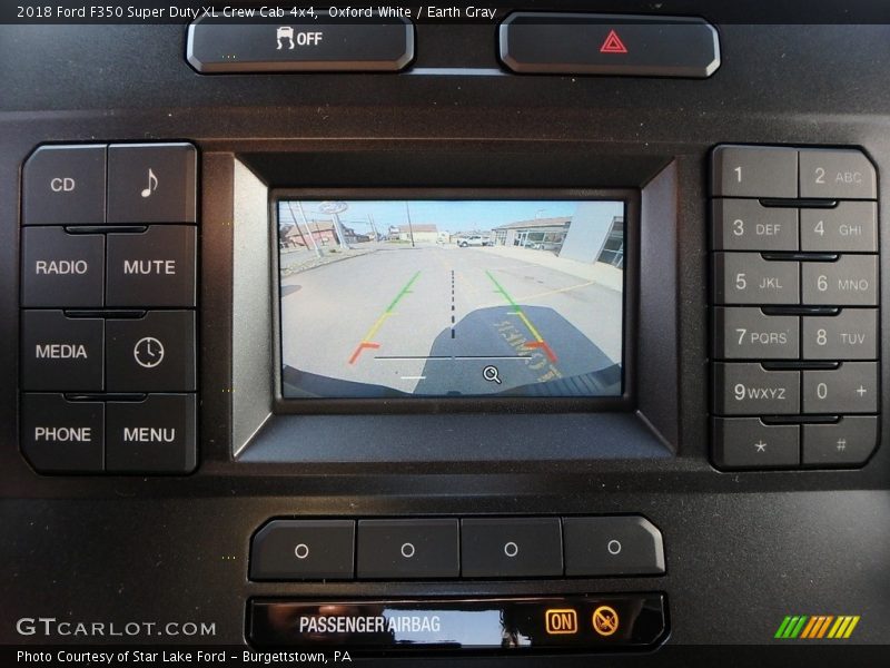 Oxford White / Earth Gray 2018 Ford F350 Super Duty XL Crew Cab 4x4