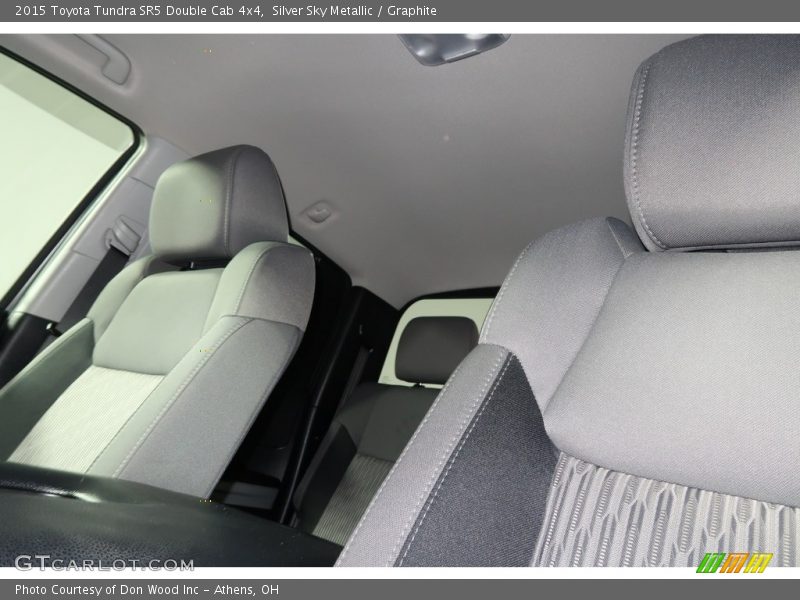 Silver Sky Metallic / Graphite 2015 Toyota Tundra SR5 Double Cab 4x4