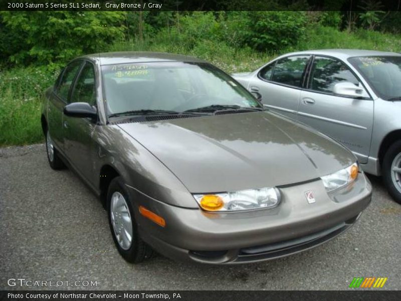 Gray Bronze / Gray 2000 Saturn S Series SL1 Sedan