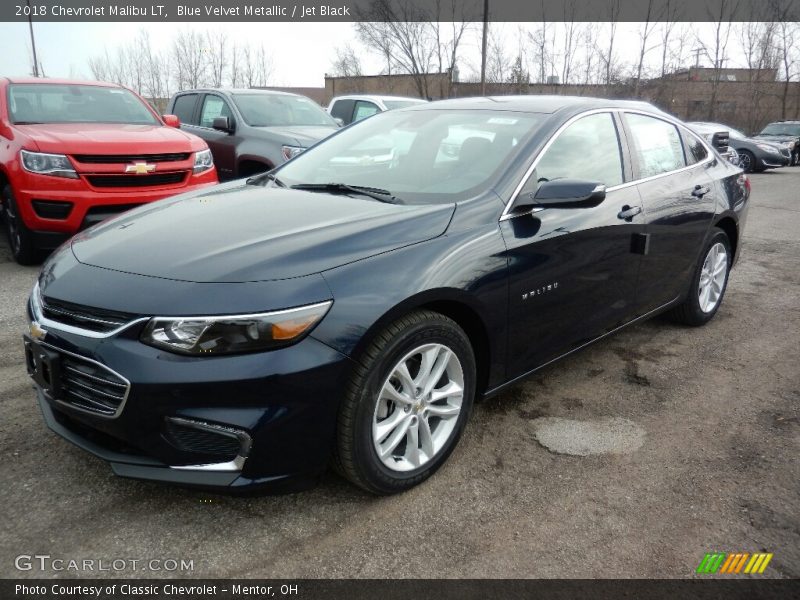 Blue Velvet Metallic / Jet Black 2018 Chevrolet Malibu LT