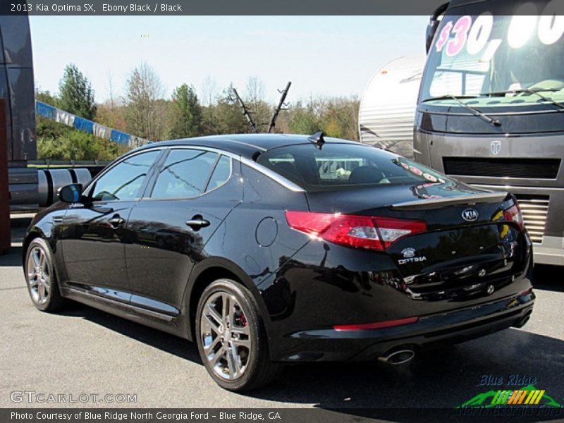 Ebony Black / Black 2013 Kia Optima SX