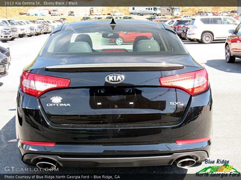 Ebony Black / Black 2013 Kia Optima SX