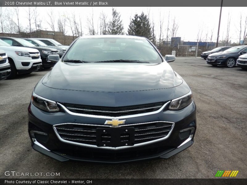 Blue Velvet Metallic / Jet Black 2018 Chevrolet Malibu LT
