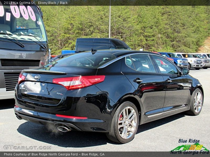 Ebony Black / Black 2013 Kia Optima SX