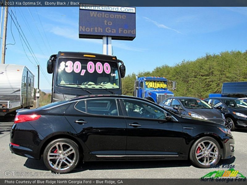 Ebony Black / Black 2013 Kia Optima SX