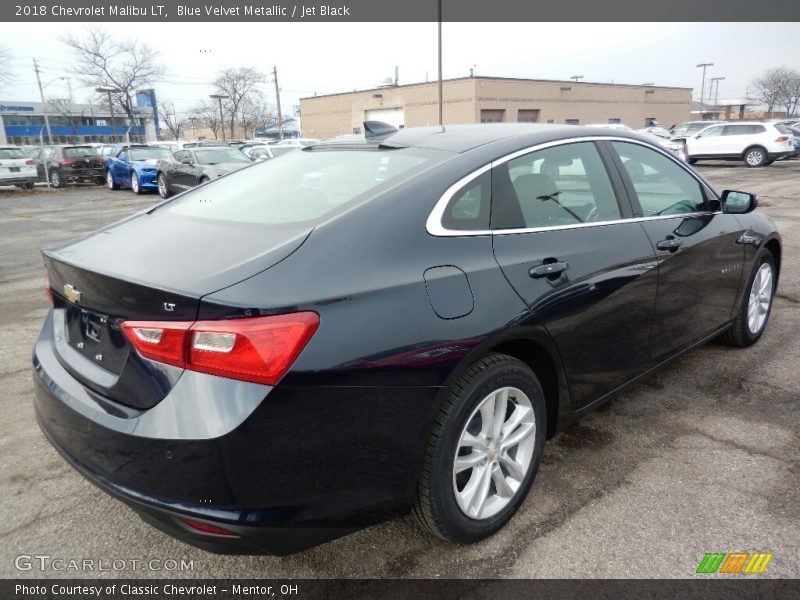 Blue Velvet Metallic / Jet Black 2018 Chevrolet Malibu LT