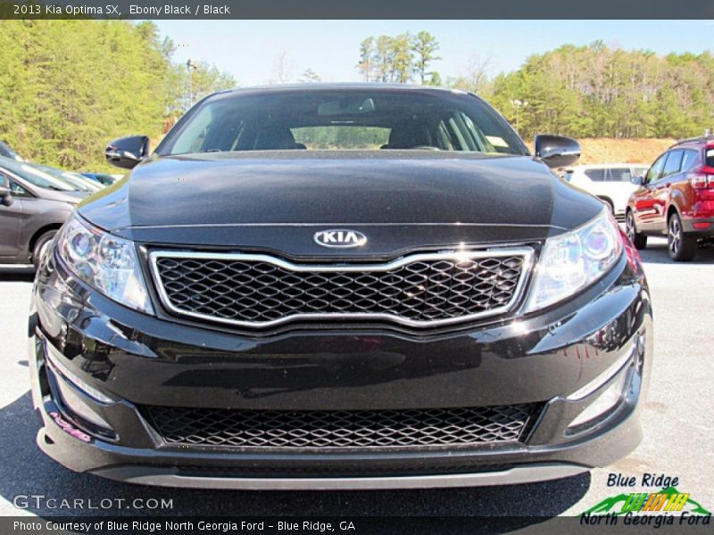 Ebony Black / Black 2013 Kia Optima SX