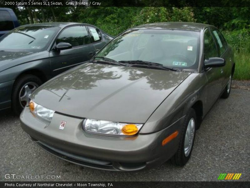 Gray Bronze / Gray 2000 Saturn S Series SL1 Sedan