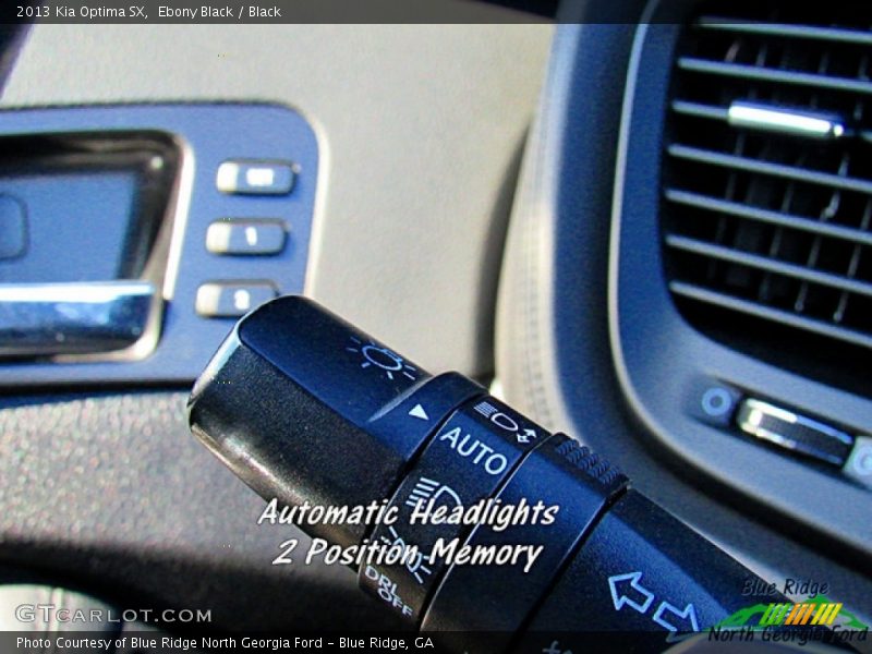 Ebony Black / Black 2013 Kia Optima SX