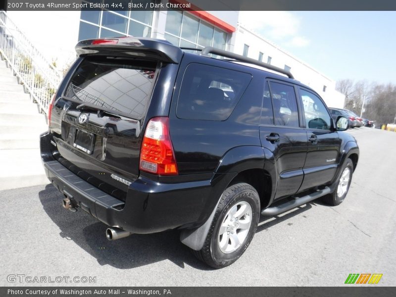 Black / Dark Charcoal 2007 Toyota 4Runner Sport Edition 4x4