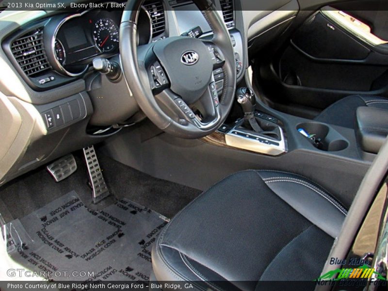 Ebony Black / Black 2013 Kia Optima SX