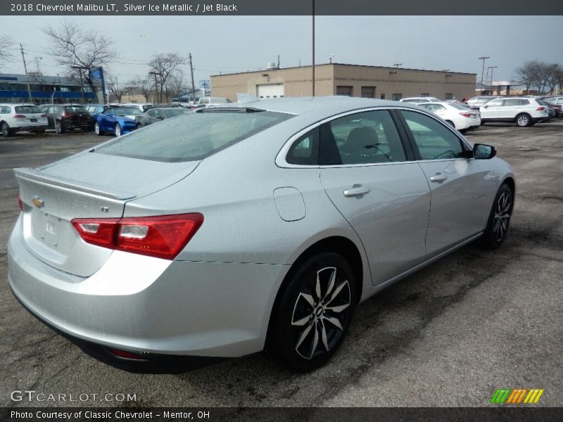 Silver Ice Metallic / Jet Black 2018 Chevrolet Malibu LT