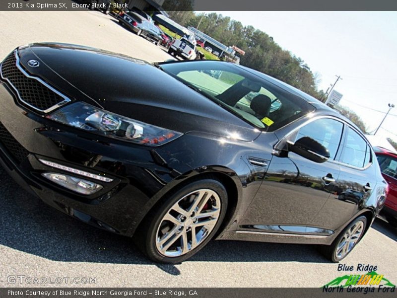 Ebony Black / Black 2013 Kia Optima SX