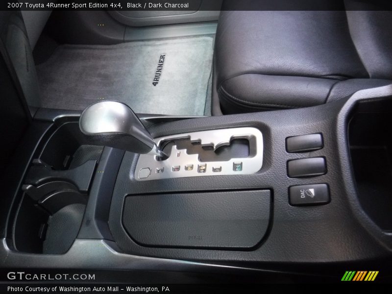 Black / Dark Charcoal 2007 Toyota 4Runner Sport Edition 4x4
